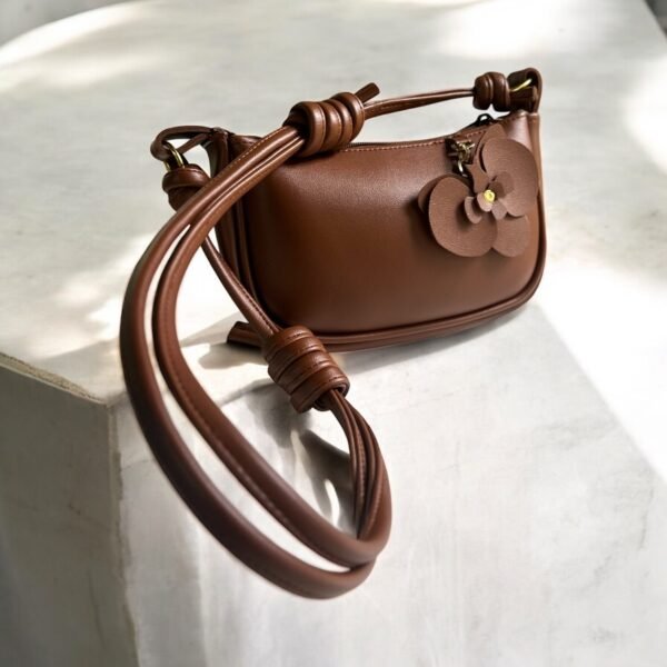 Brown Orchid Small Bag