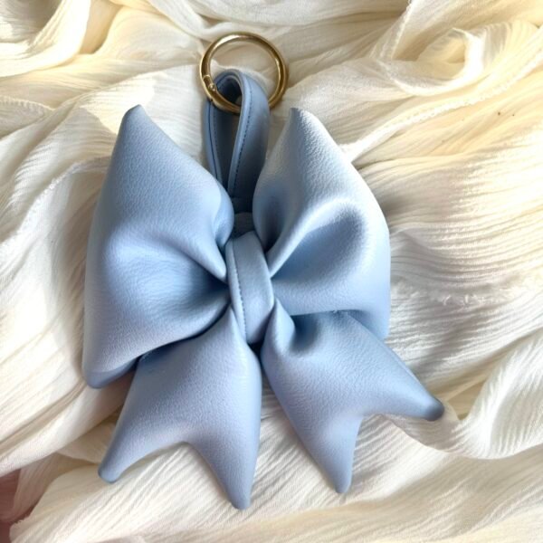 Blue Bow Charm